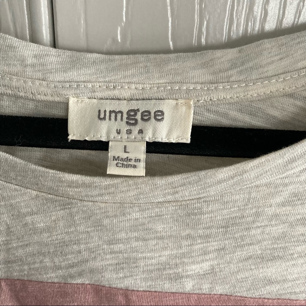 Umgee Boho Color Block Top. Sz Large - image 6